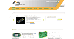 Desktop Screenshot of mastertronics.com.br