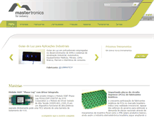 Tablet Screenshot of mastertronics.com.br